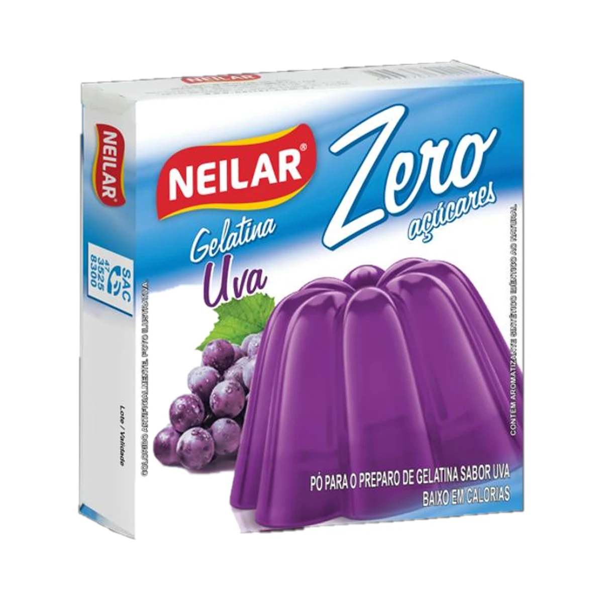 GELATINA NEILAR UVA ZERO 12GR