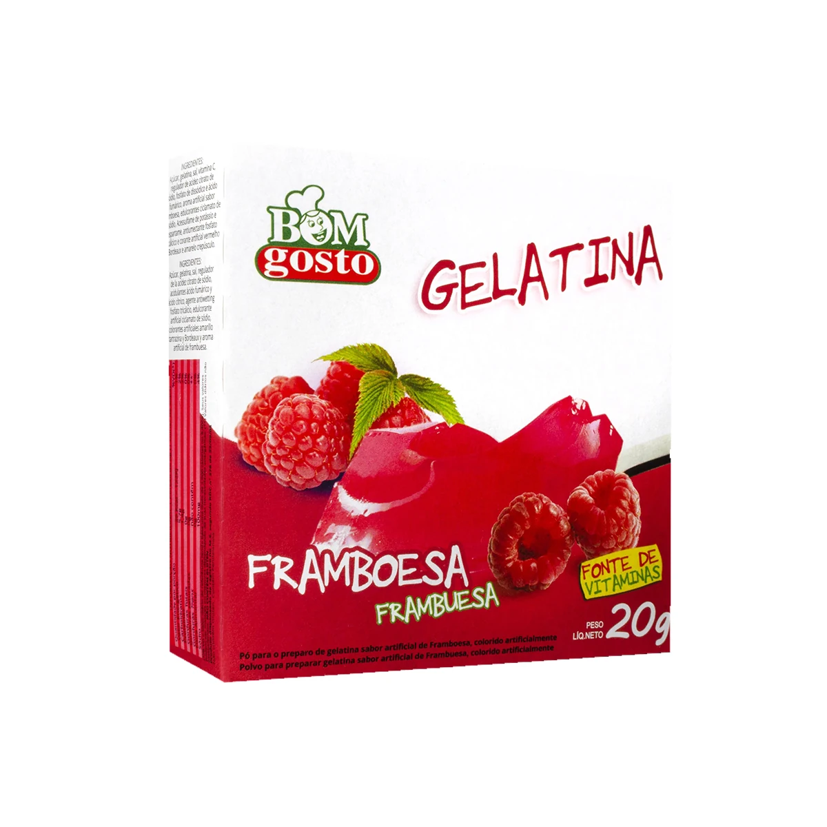 GELATINA BOM GOST FRAMBOE 20G