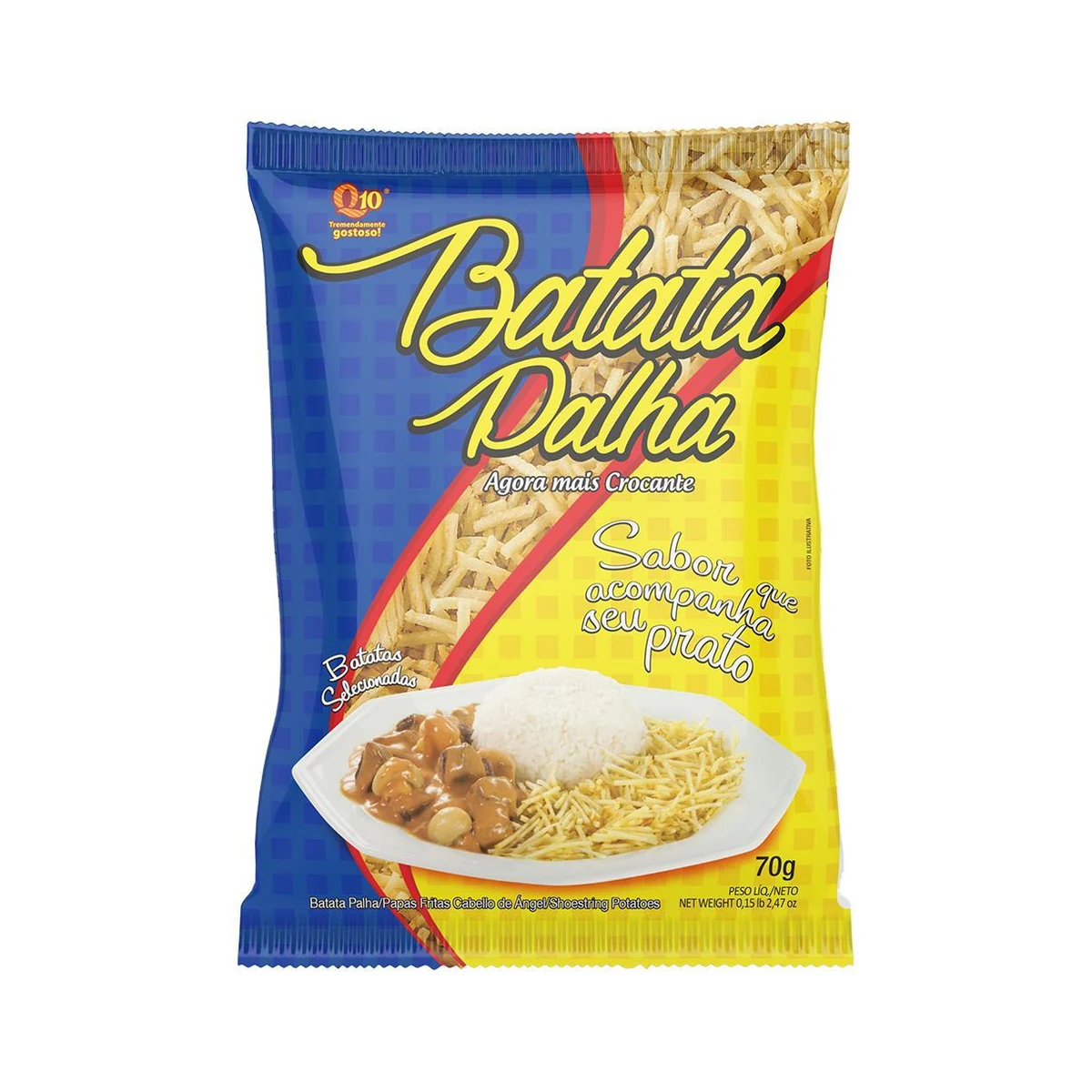BATATA PALHA Q10 70G