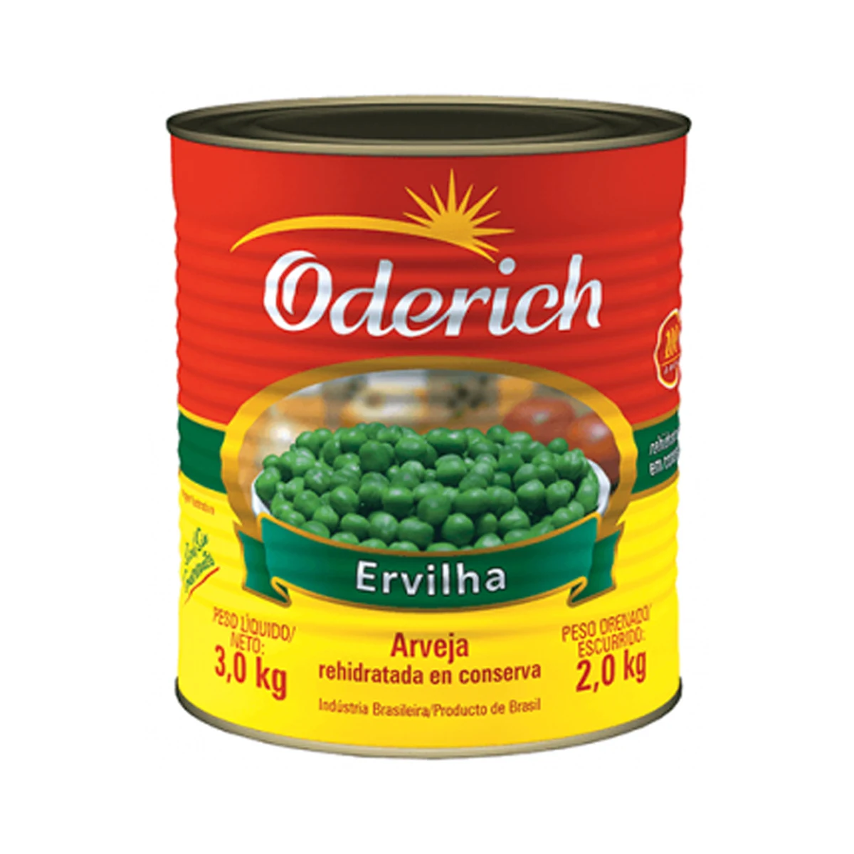 ERVILHA ODERICH LATA 2KG