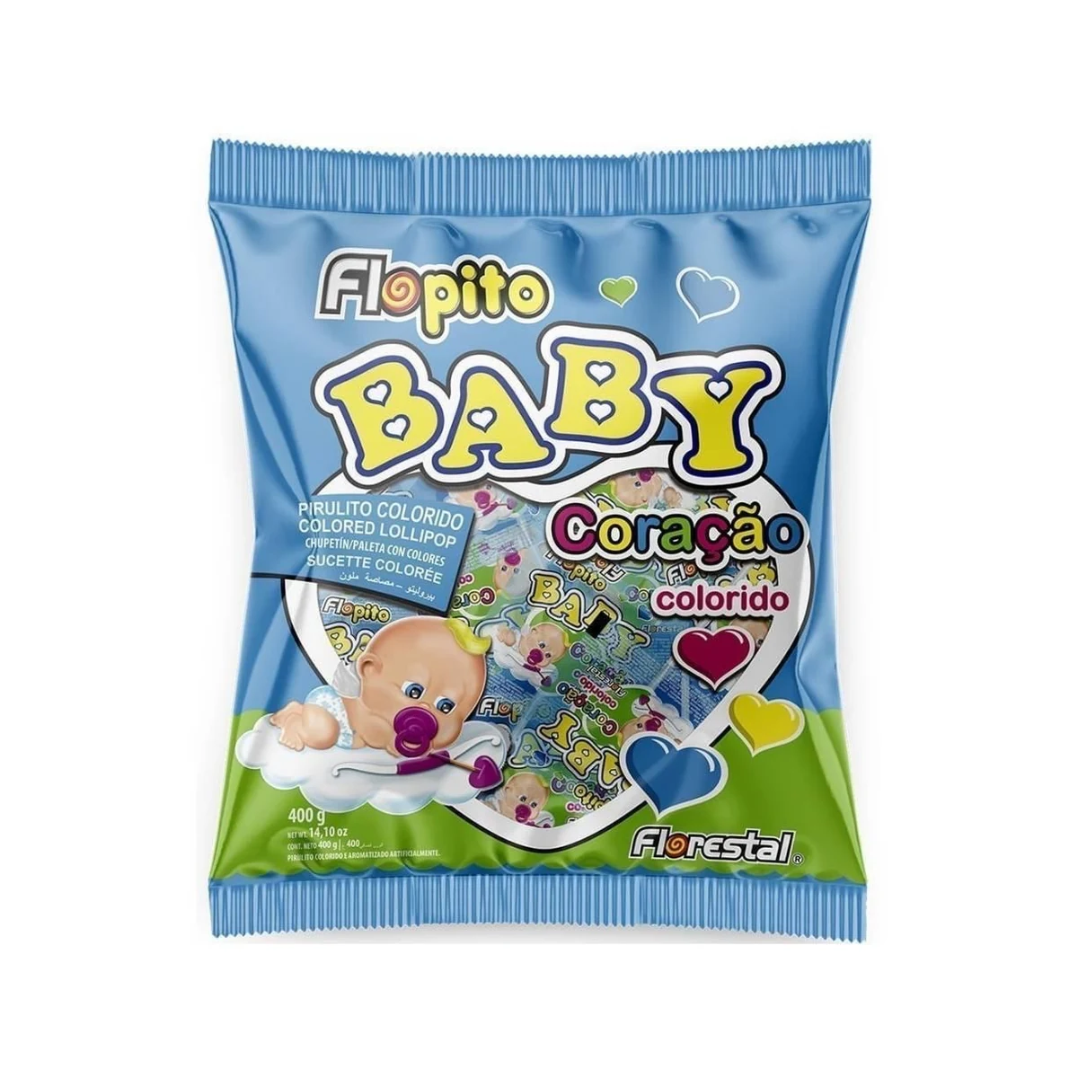 PIRULITO BABY CORACAO COL 400