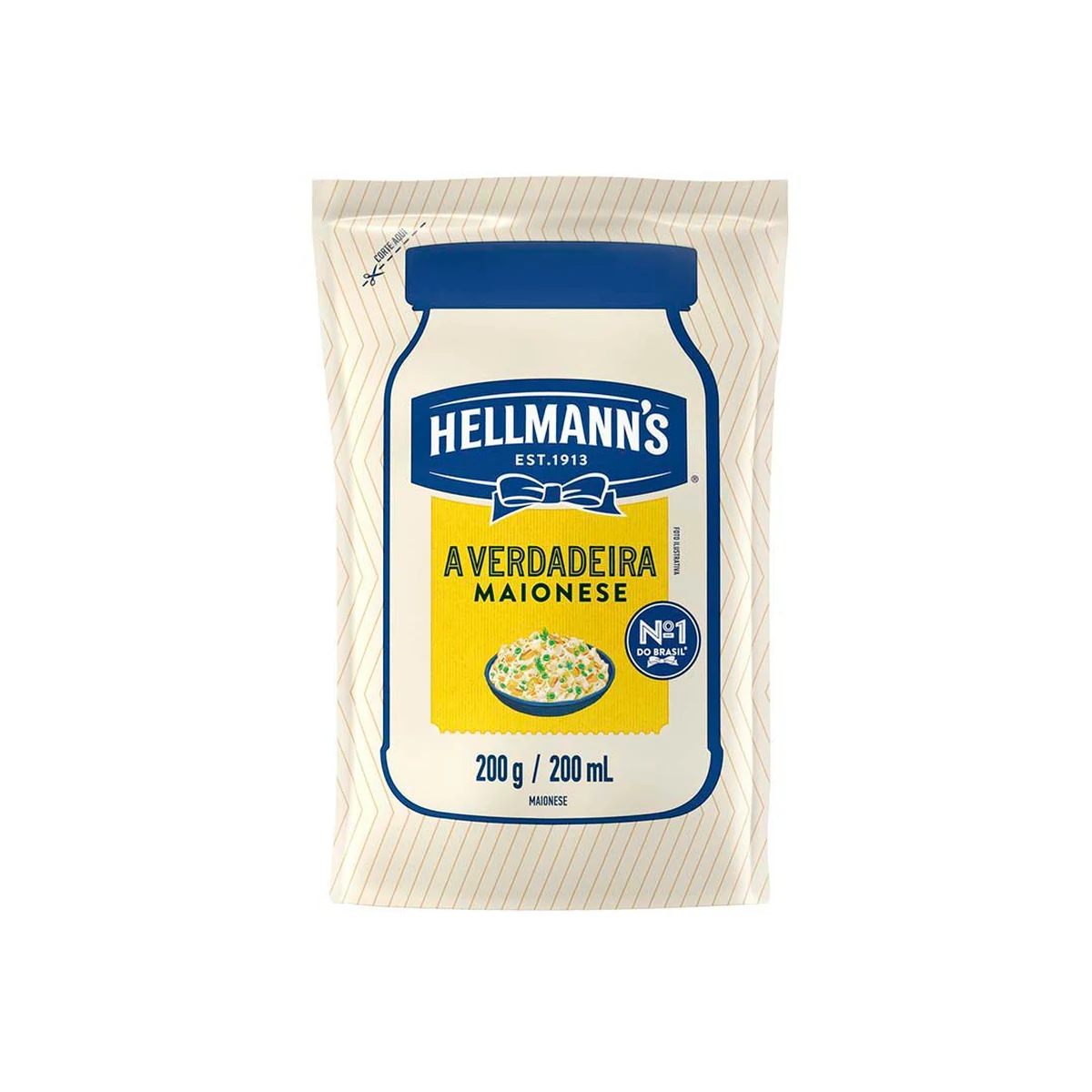 MAIONESE HELLMANNS SACHE 200G
